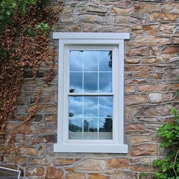 White Color Double Hung Windows of a house in Mechanicsburg, PA