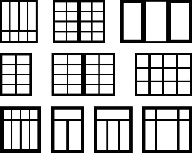 Vector design featuring windows available in Pennsylvania or Maryland